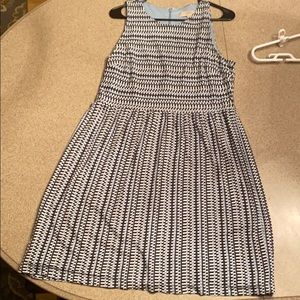 Blue patterned Loft dress